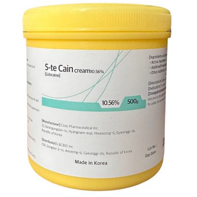 Крем Анестетик S-te Cain Лідокаїн 10.56%, 500гр (Корея)